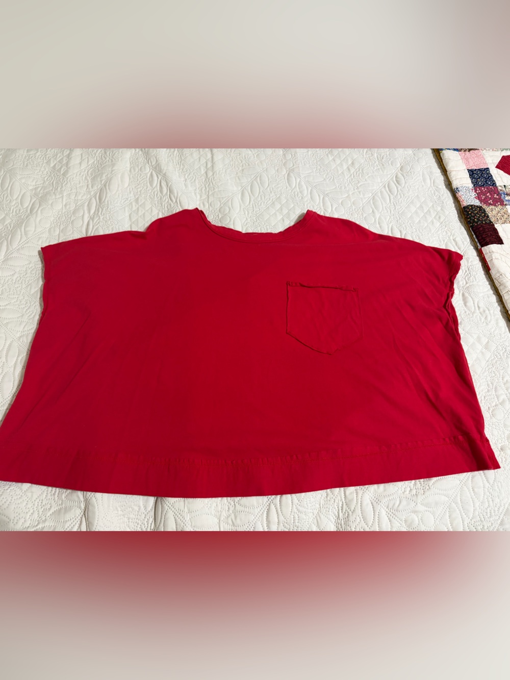 Zenana Outfitters Red Short Sleeve Tee